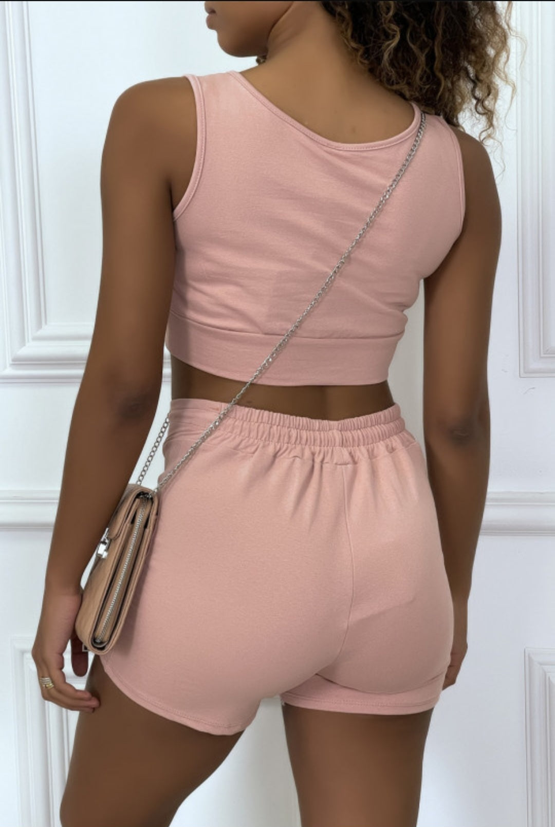 Ensemble débardeur crop top et short - Fashion Shop Company