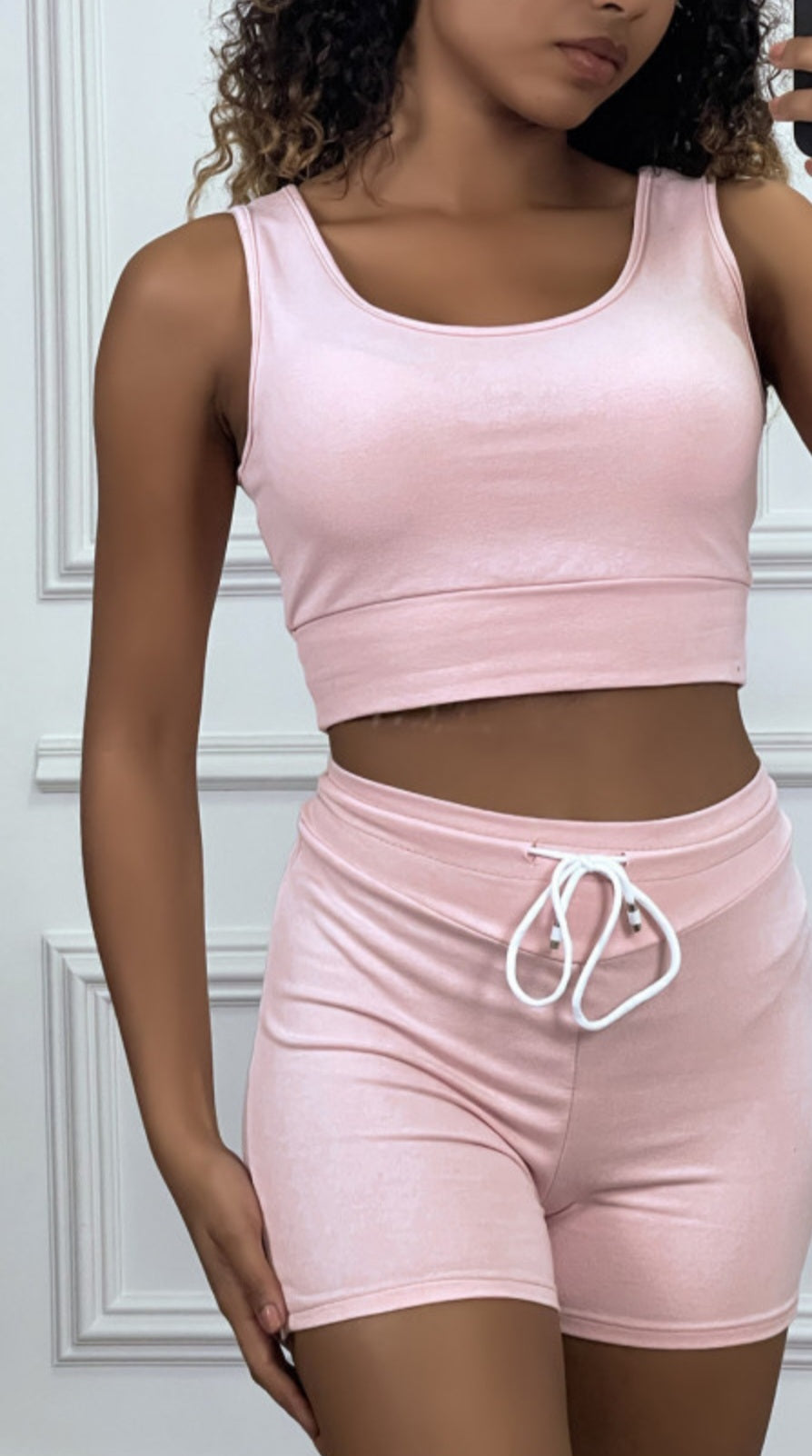 Ensemble débardeur crop top et short - Fashion Shop Company