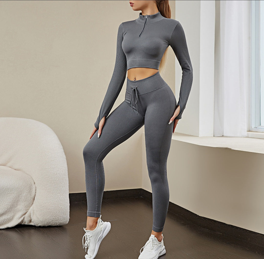 Tenue de Yoga Fitness sans couture, absorbant la sueur - Fashion Shop Company