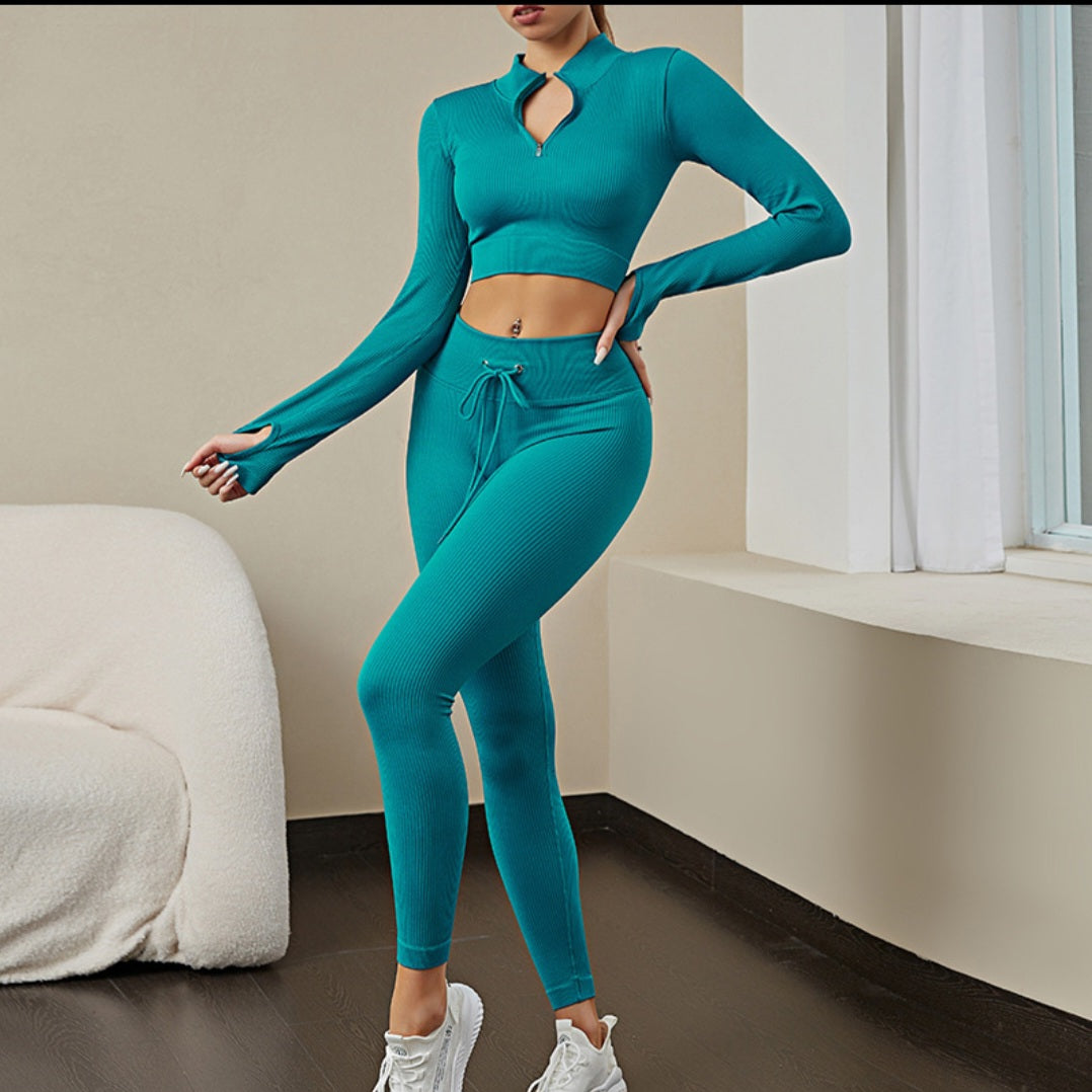 Tenue de Yoga Fitness sans couture, absorbant la sueur - Fashion Shop Company