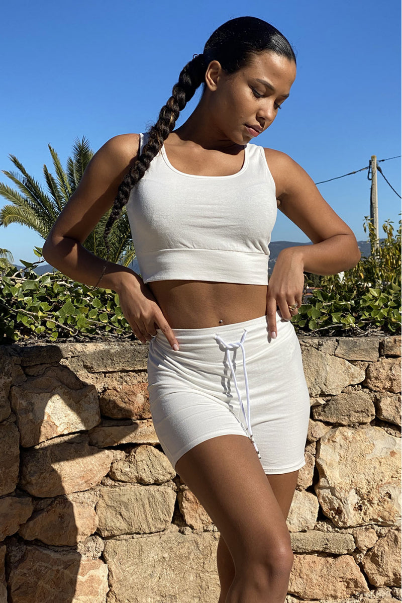 Ensemble débardeur crop top et short - Fashion Shop Company